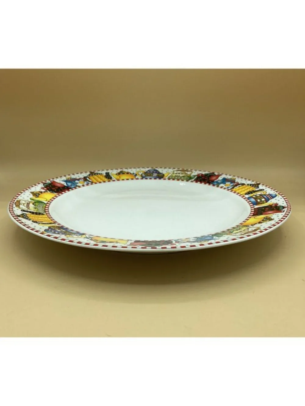 Mary Engelbreit Afternoon Tea 12.5” Charger Plate by Sakura 1994 At Home